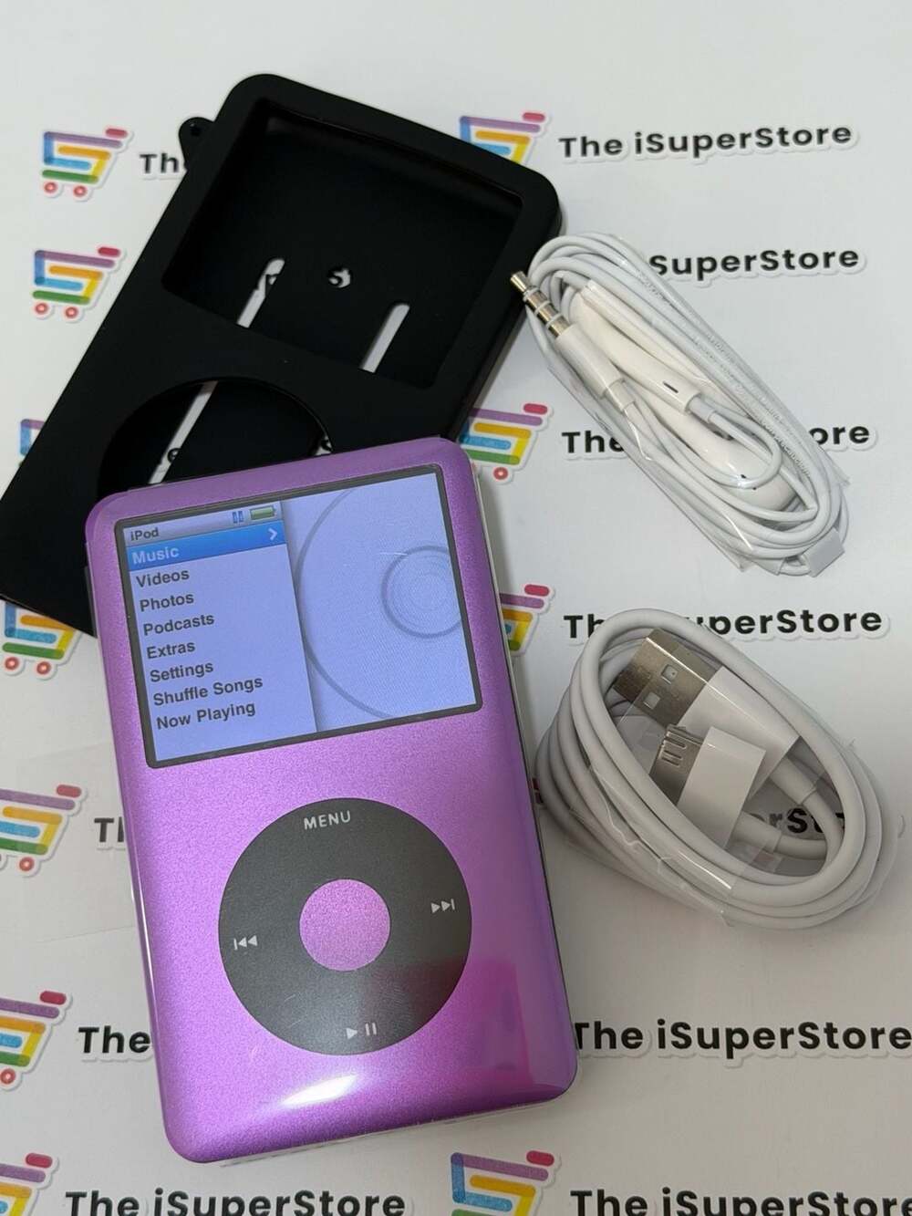 Custom Apple iPod Classic Purple 1TB 7th Gen New Battery -1 YR Warranty